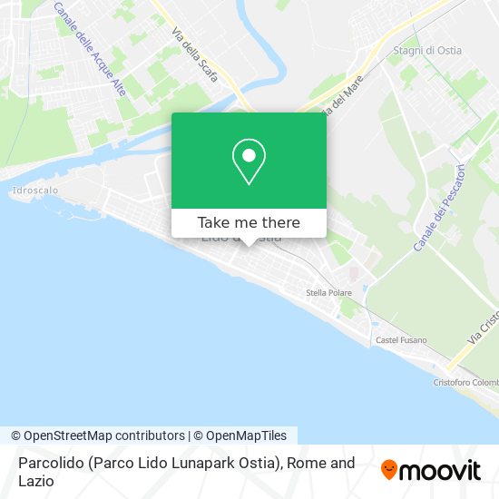 Parcolido (Parco Lido Lunapark Ostia) map