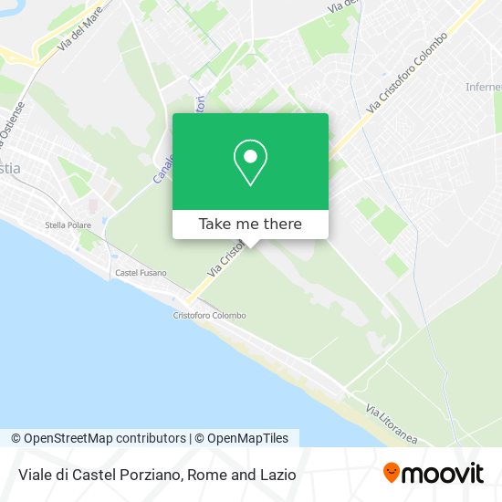 Viale di Castel Porziano map