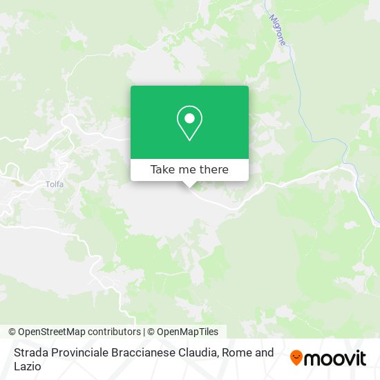 Strada Provinciale Braccianese Claudia map