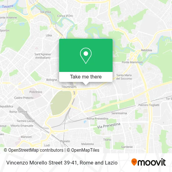 Vincenzo Morello Street 39-41 map