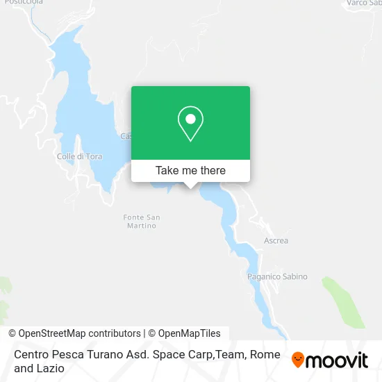 Turano Fishing Center Asd. Space Carp Team map