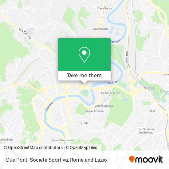 Due Ponti Società Sportiva map