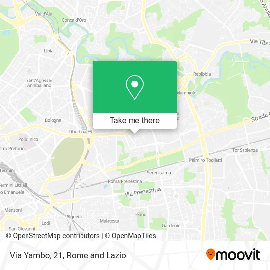 Yambo Street, 21 map