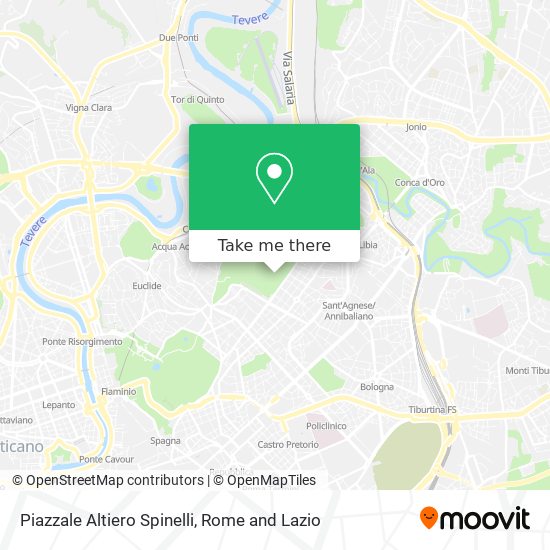 Piazzale Altiero Spinelli map