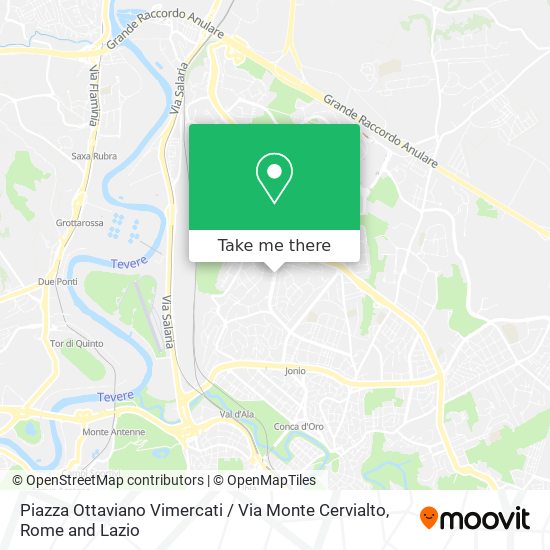 Piazza Ottaviano Vimercati / Via Monte Cervialto map