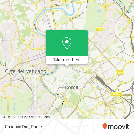 Christian Dior map