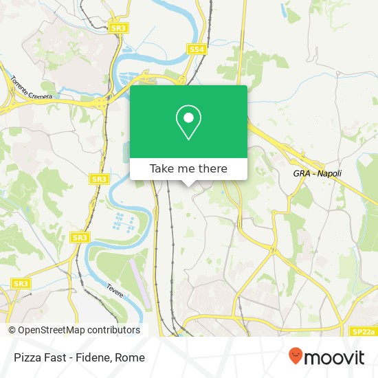 Pizza Fast - Fidene map