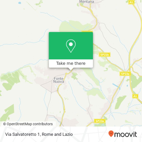 Via Salvatoretto 1 map