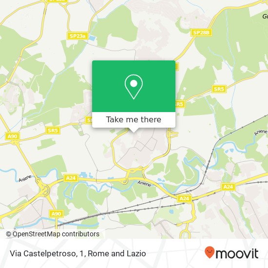 Via Castelpetroso, 1 map
