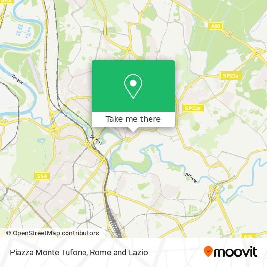 Piazza Monte Tufone map