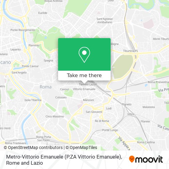 Metro-Vittorio Emanuele (P.ZA Vittorio Emanuele) map
