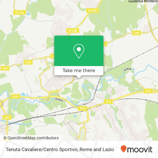 Tenuta Cavaliere / Centro Sportivo map