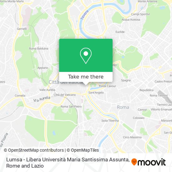 Lumsa - Libera Università Maria Santissima Assunta map