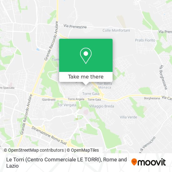 Le Torri (Centro Commerciale LE TORRI) map