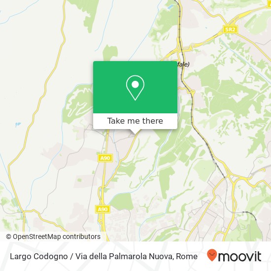 Largo Codogno / Via della Palmarola Nuova map