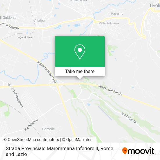 Strada Provinciale Maremmana Inferiore II map