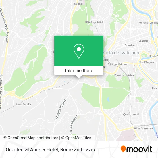 Occidental Aurelia Hotel map