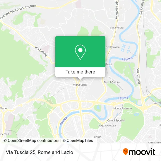 25 Tuscia Street map