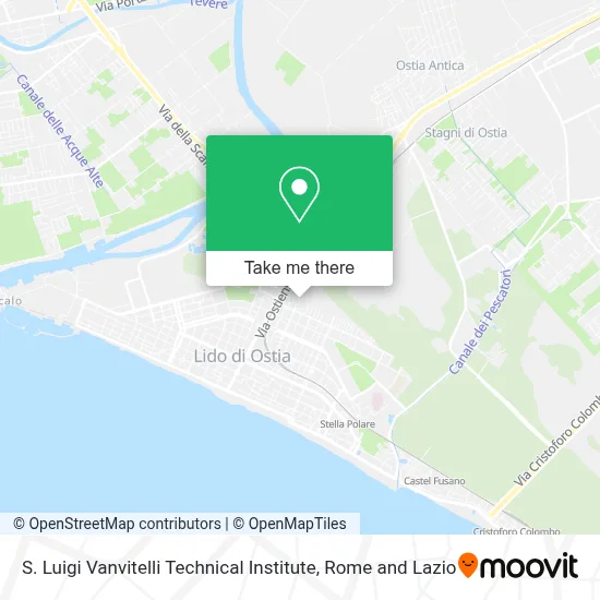 S. Luigi Vanvitelli Technical Institute map