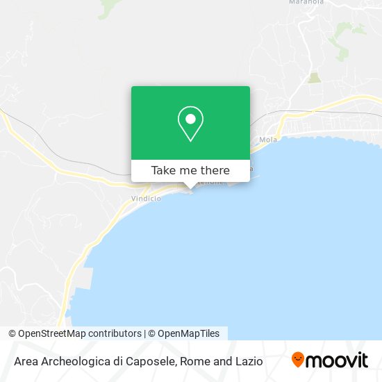 Area Archeologica di Caposele map