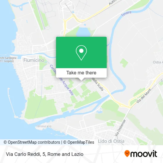 Via Carlo Reddi, 5 map