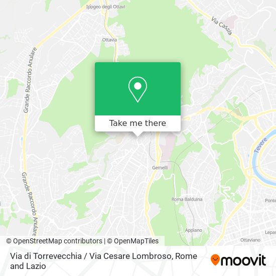 Via di Torrevecchia / Via Cesare Lombroso map