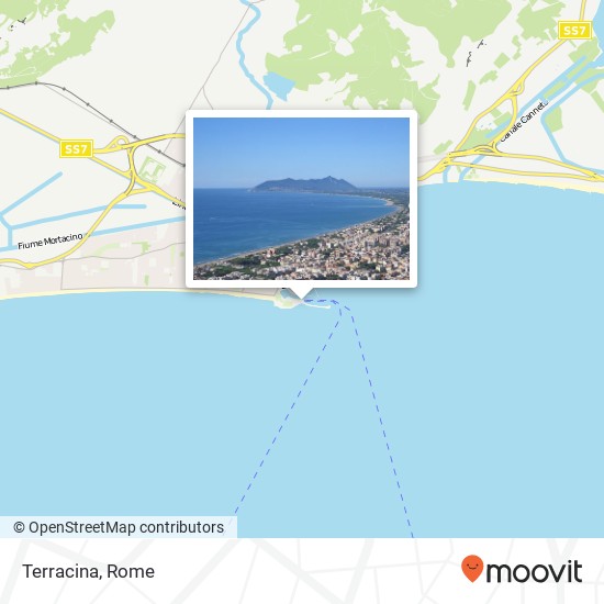 Terracina map