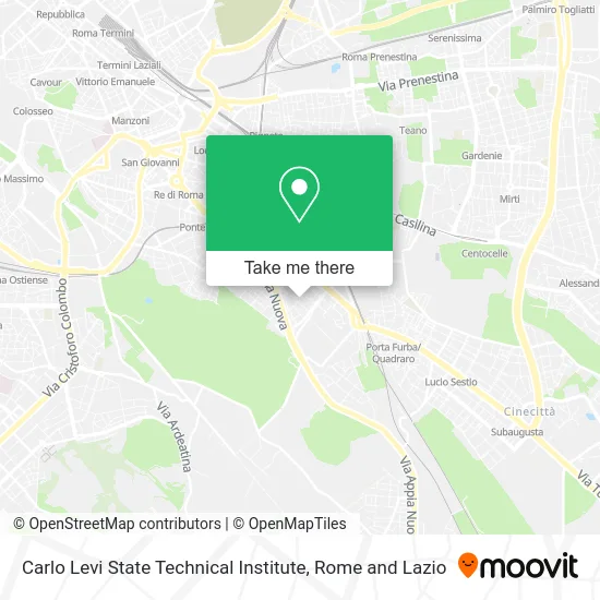 Carlo Levi State Technical Institute map