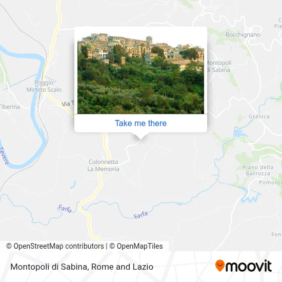 Montopoli di Sabina map