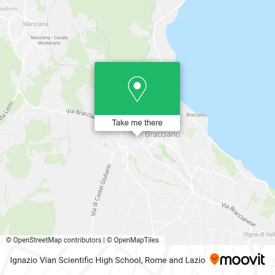 Ignazio Vian Scientific High School map