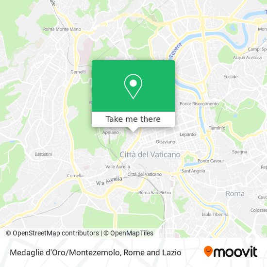 Medaglie d'Oro/Montezemolo map