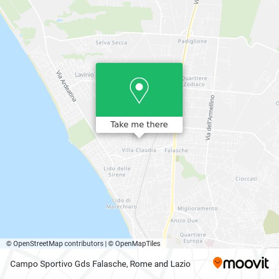 Campo Sportivo Gds Falasche map