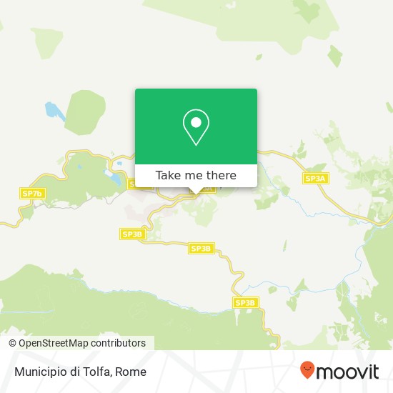 Municipio di Tolfa map