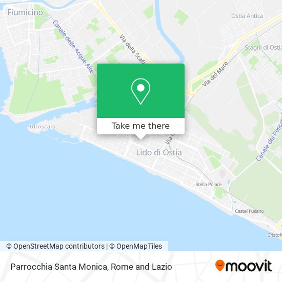 Parrocchia Santa Monica map