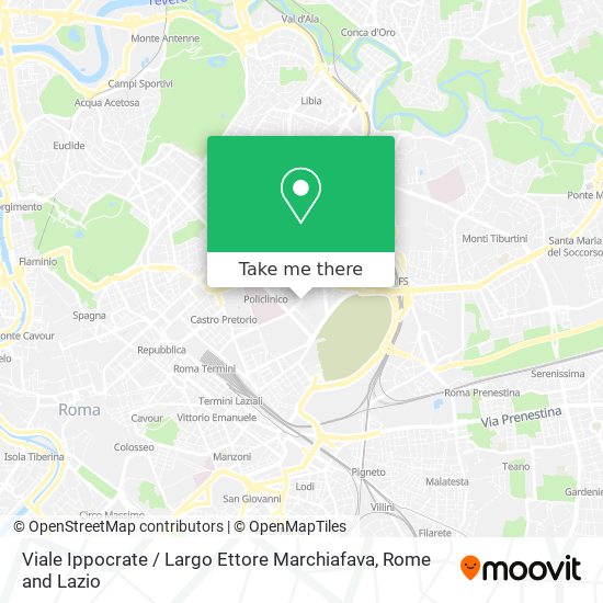 Viale Ippocrate / Largo Ettore Marchiafava map