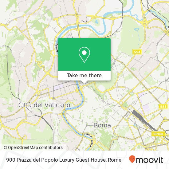 900 Piazza del Popolo Luxury Guest House map