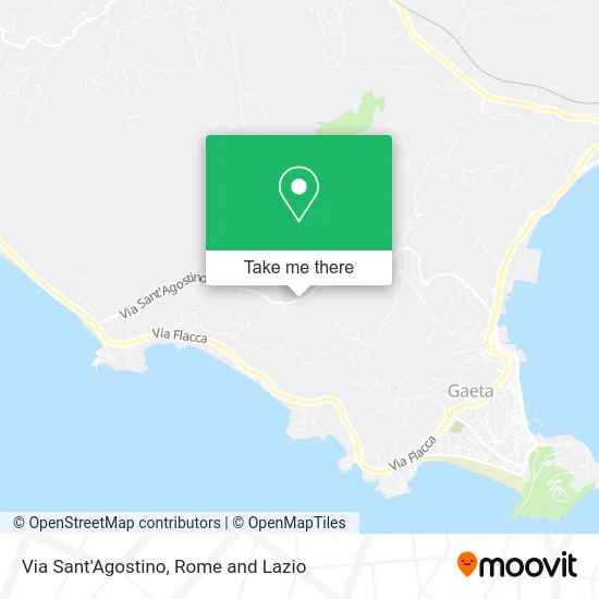 Sant'Agostino Street map