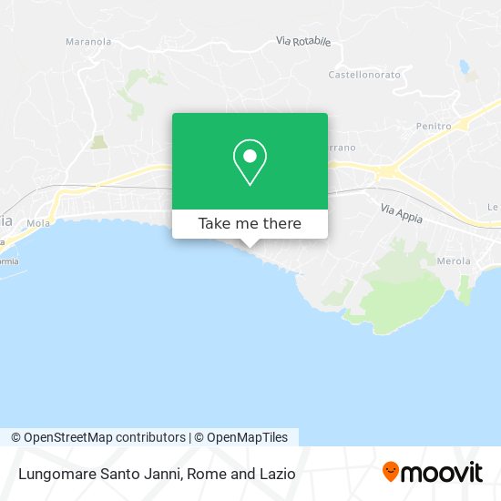 Lungomare Santo Janni map