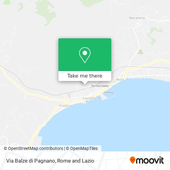 Via Balze di Pagnano map