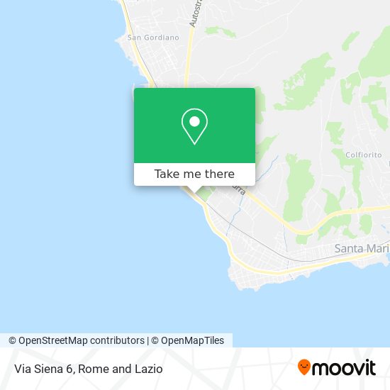 Via Siena 6 map