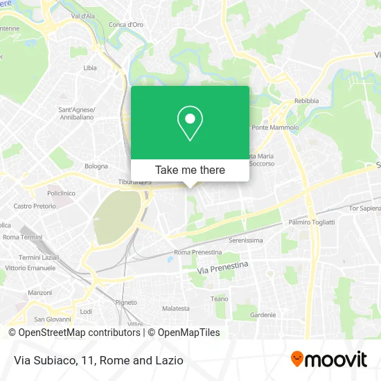 Subiaco Street, 11 map