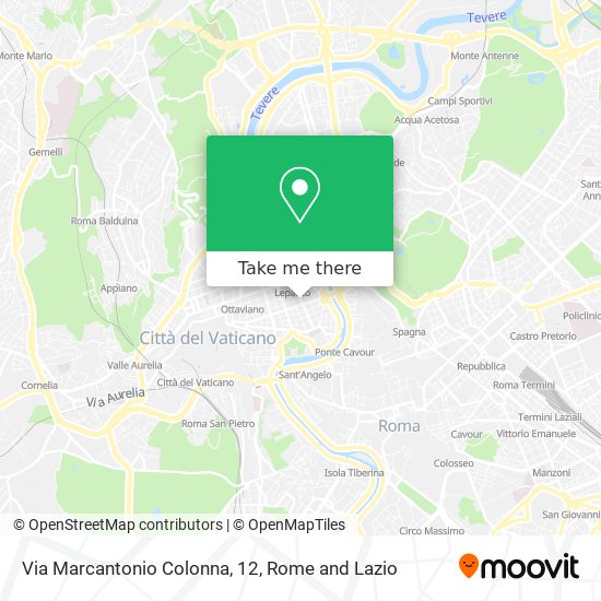 Via Marcantonio Colonna, 12 map