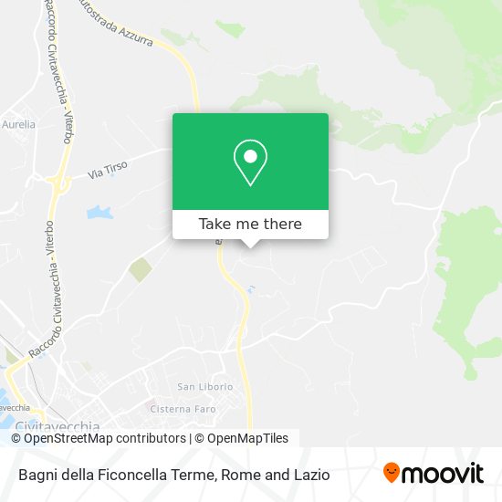 Bagni della Ficoncella Terme map