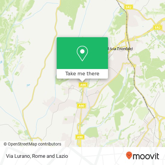 Via Lurano map