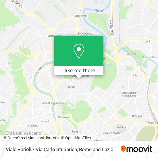 Viale Parioli / Via Carlo Stuparich map