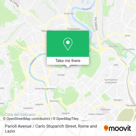 Parioli Avenue / Carlo Stuparich Street map