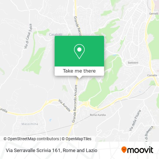 Via Serravalle Scrivia 161 map