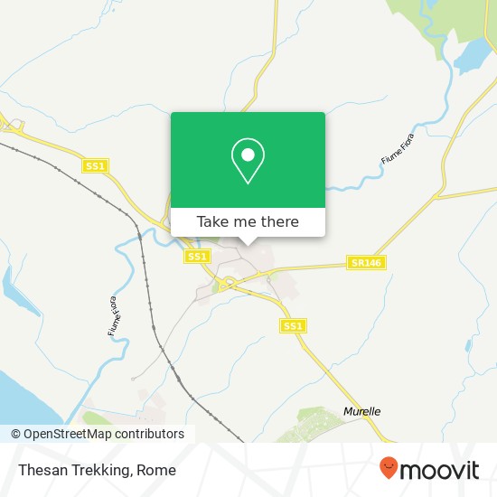 Thesan Trekking map