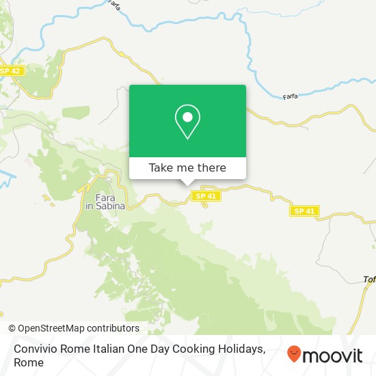 Convivio Rome Italian One Day Cooking Holidays map