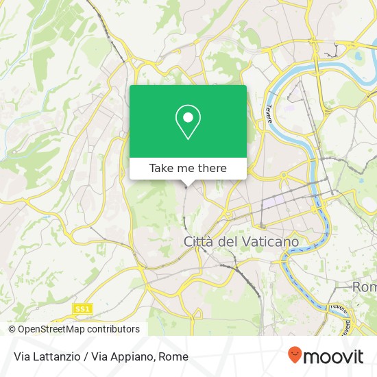 Via Lattanzio / Via Appiano map